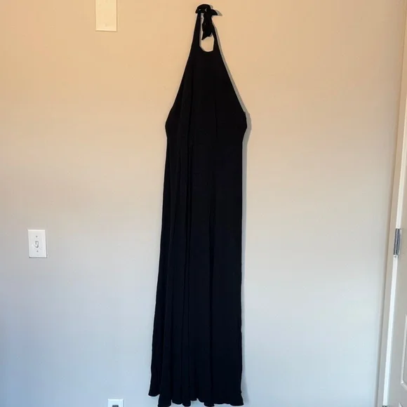 Reformation Halter Black Maxi Dress - XS